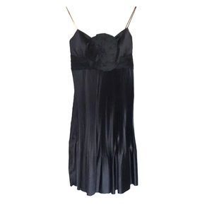 Vivienne Tam black dress with rose detail